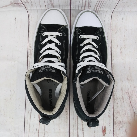 Converse All Star CT Mid Sneakers Mens Sz 12 Black Shoes - Picture 7 of 10